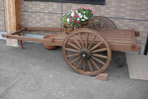 大八車の車輪 | 時遊館ブログ