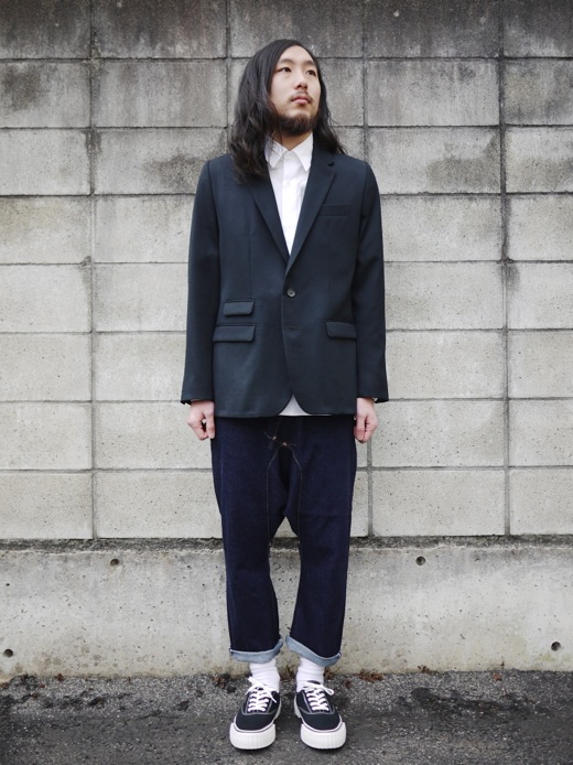 クリーニング済み】ガンリュウウールサルエル再構築変形GANRYU