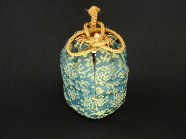 堀内家 兼中斎宗匠書付 銘「から紅」 広沢手茶入 | 坂井春明堂