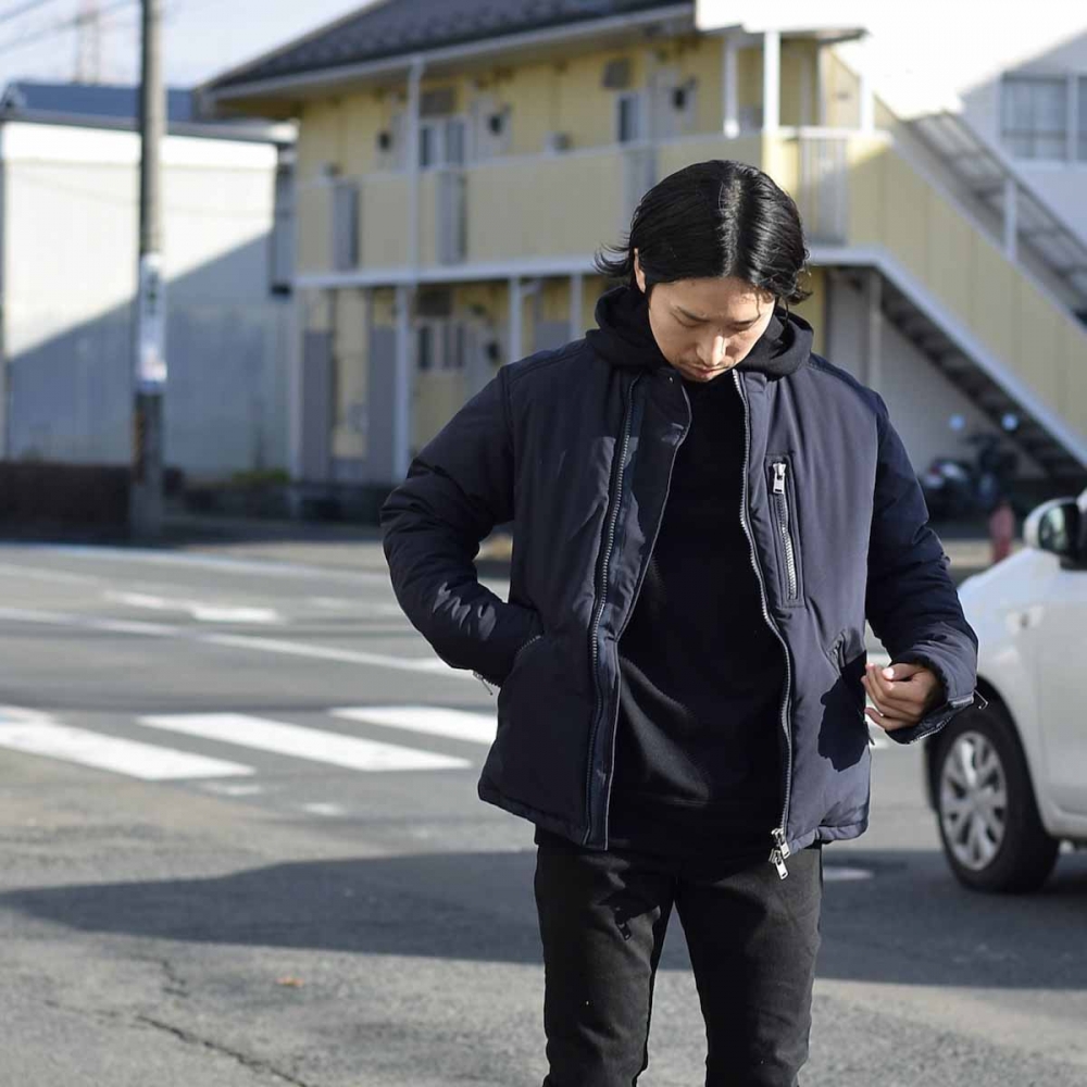 nonnative POLICEMAN PUFF BLOUSON STYLE SAMPLE . nonnative RIDER