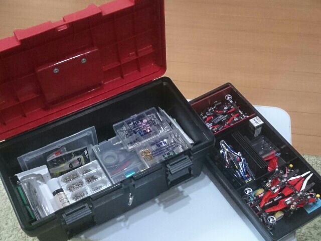 ミニ四駆 メイホウ キャリーピット ピットボックス