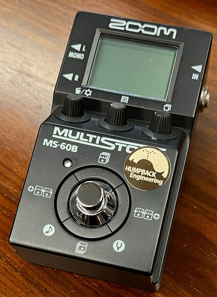 レア HUMPBACK Engineering Mod ZOOM MS-60B ベース用マルチ