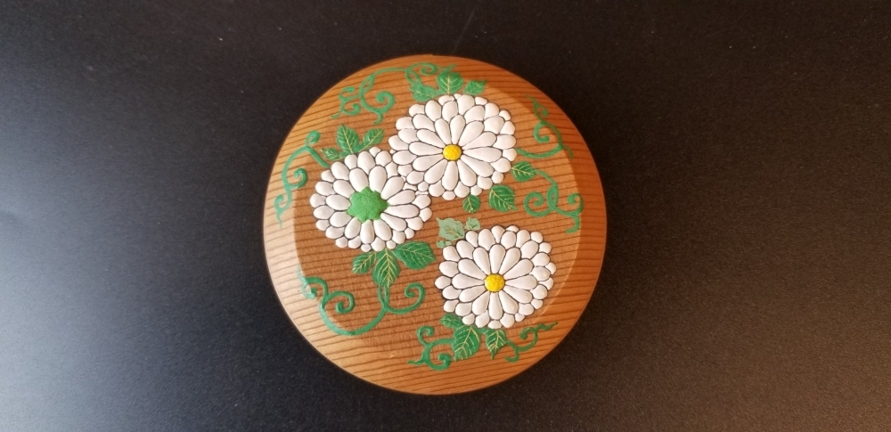 菊花大棗・茶入・即中斎・花押・岡山天満屋・1968年・共箱付き 【公式