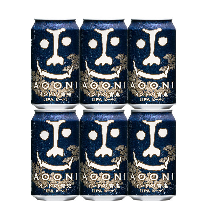 お試しセット クラフトビール インドの青鬼 IPA 350ml x 6本 缶 長野県
