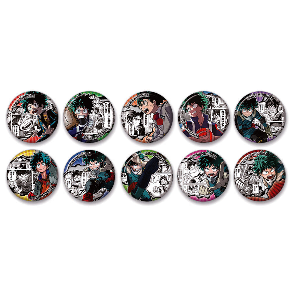 ヒロアカ 僕のヒーローアカデミア コレクション缶バッジ 第3弾 十傑 緑谷出
