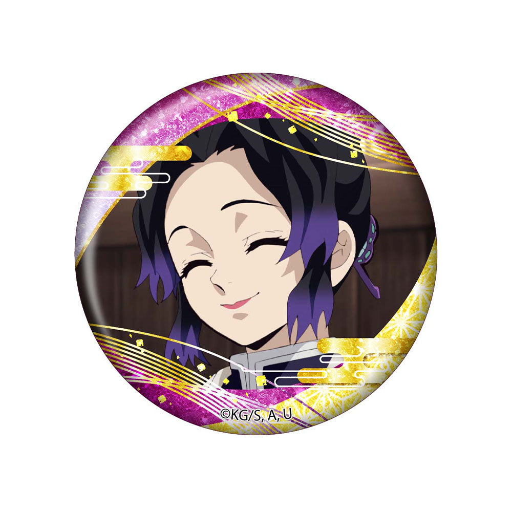 鬼滅の刃 胡蝶しのぶ 缶バッジ 鬼滅の刃 グリッター缶バッジVol.