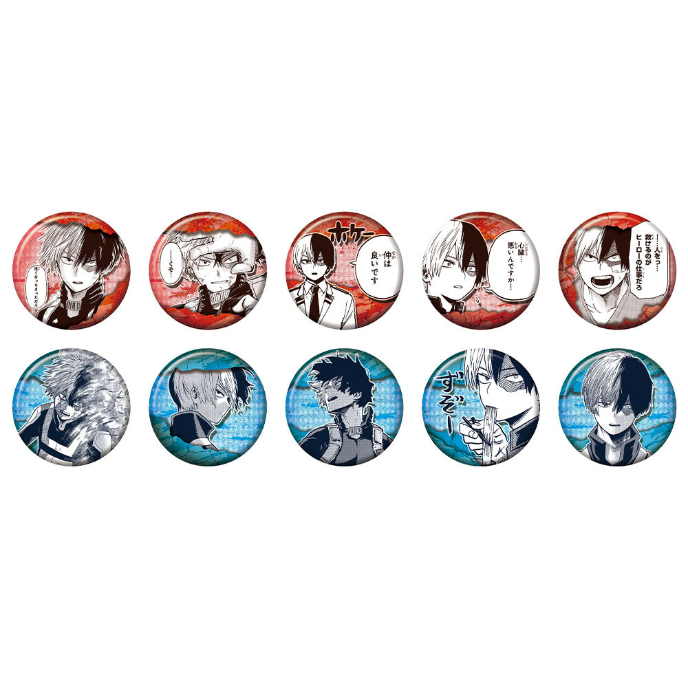 ヒロアカ 十傑 缶バッジ TOHO JF2025 Ver. 轟焦凍 7点 ヒロアカ 十傑