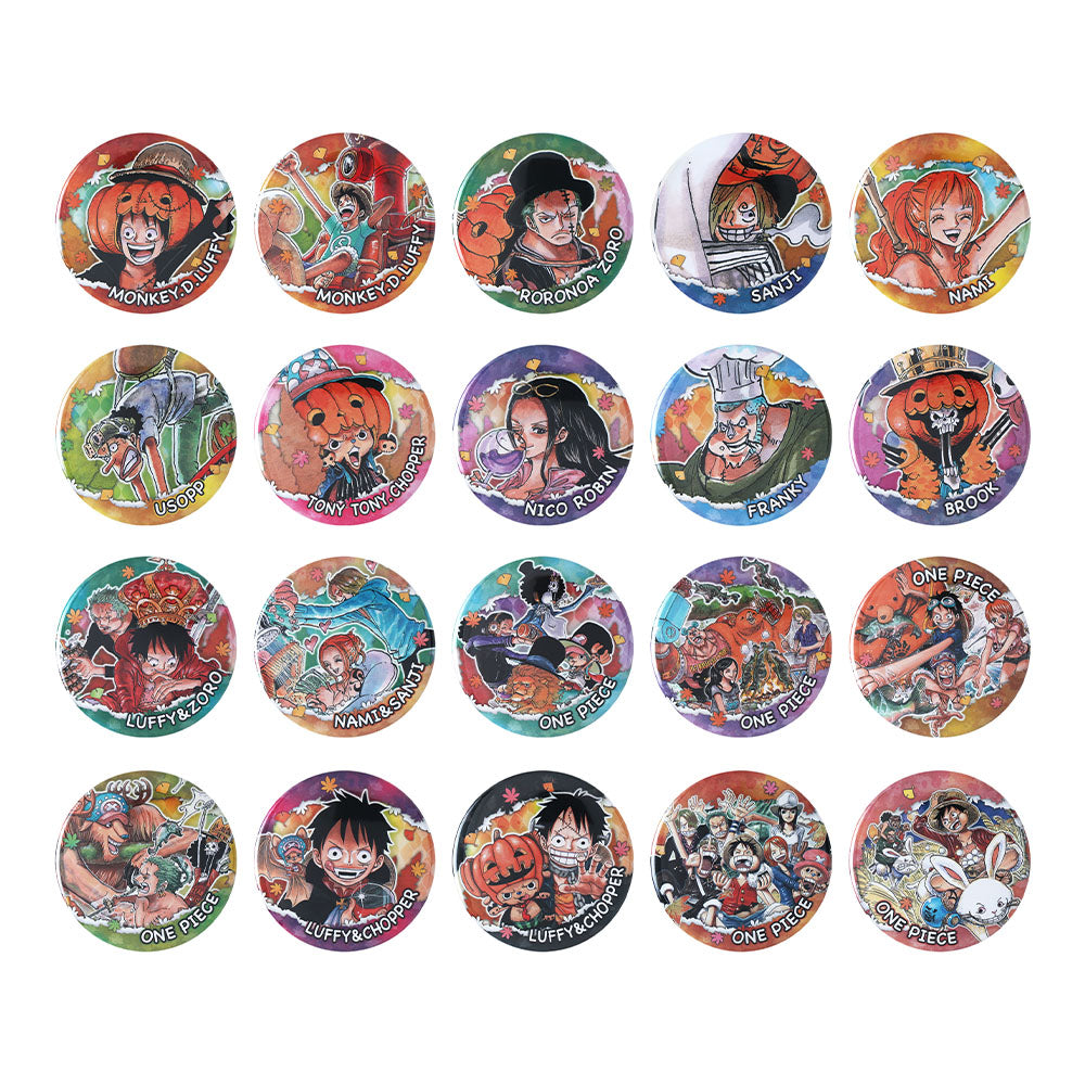 ONE PIECE ALL FACES ガシャ 缶バッジ いぎたい ニコ・ロビン