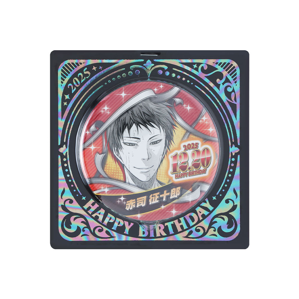 黒子のバスケ 赤司征十郎 缶バッジ ホログラム 等身 SD グリッター