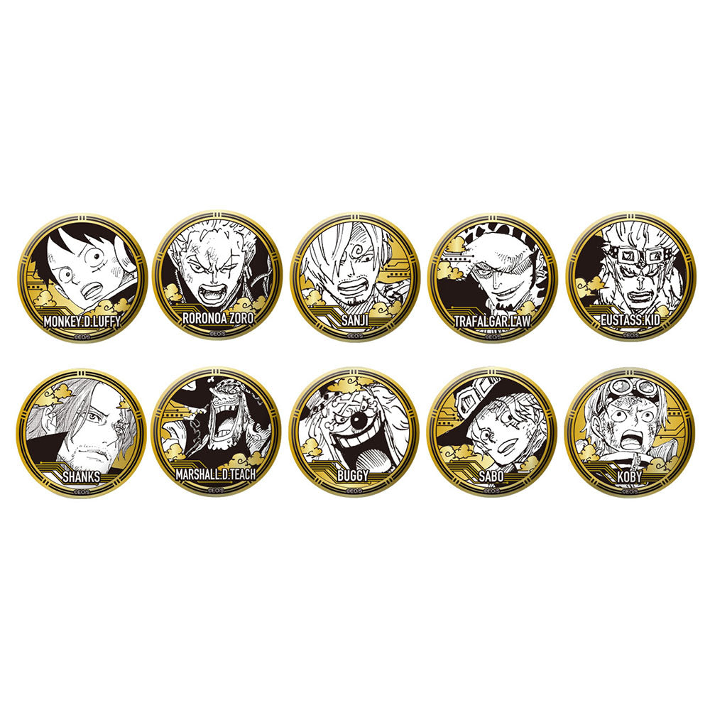 ONE PIECE』黄金缶バッジコレクション 第2弾 （全10種／ランダム1種