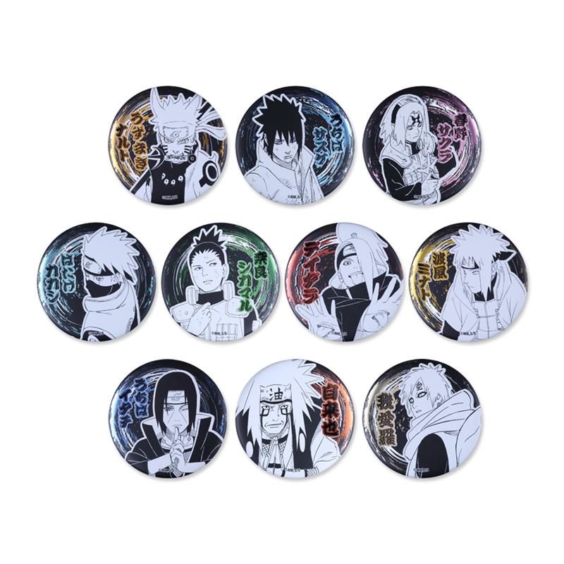 NARUTO コレクション缶バッジ 10個 NARUTO―ナルト―』デコレクション缶