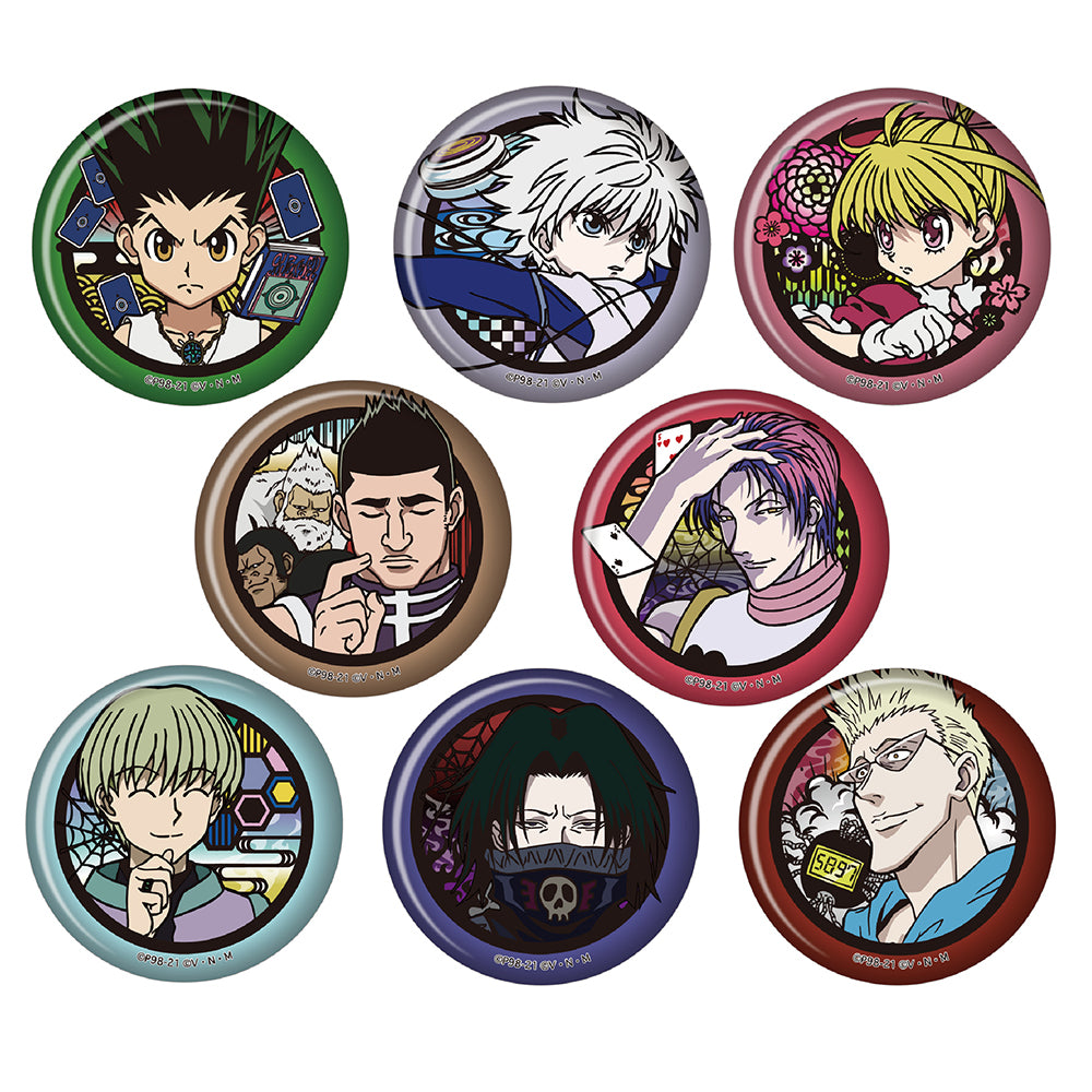 HUNTER×HUNTER グリッター缶バッジ 和紙缶バッジ HUNTER×HUNTER 和紙缶