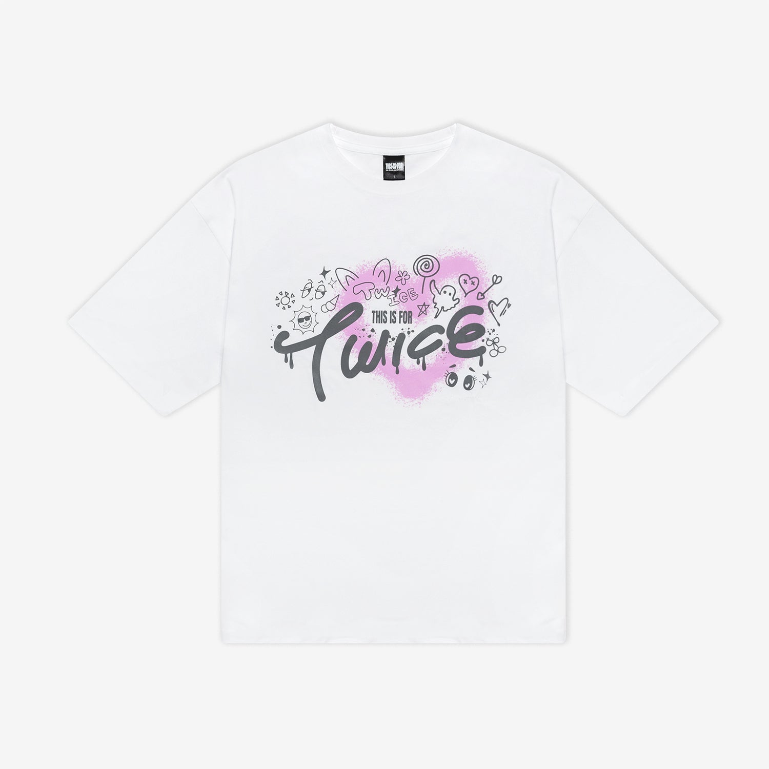 T-SHIRT【M】/ WHITE - Designed by TWICE / TWICE『THIS IS FOR