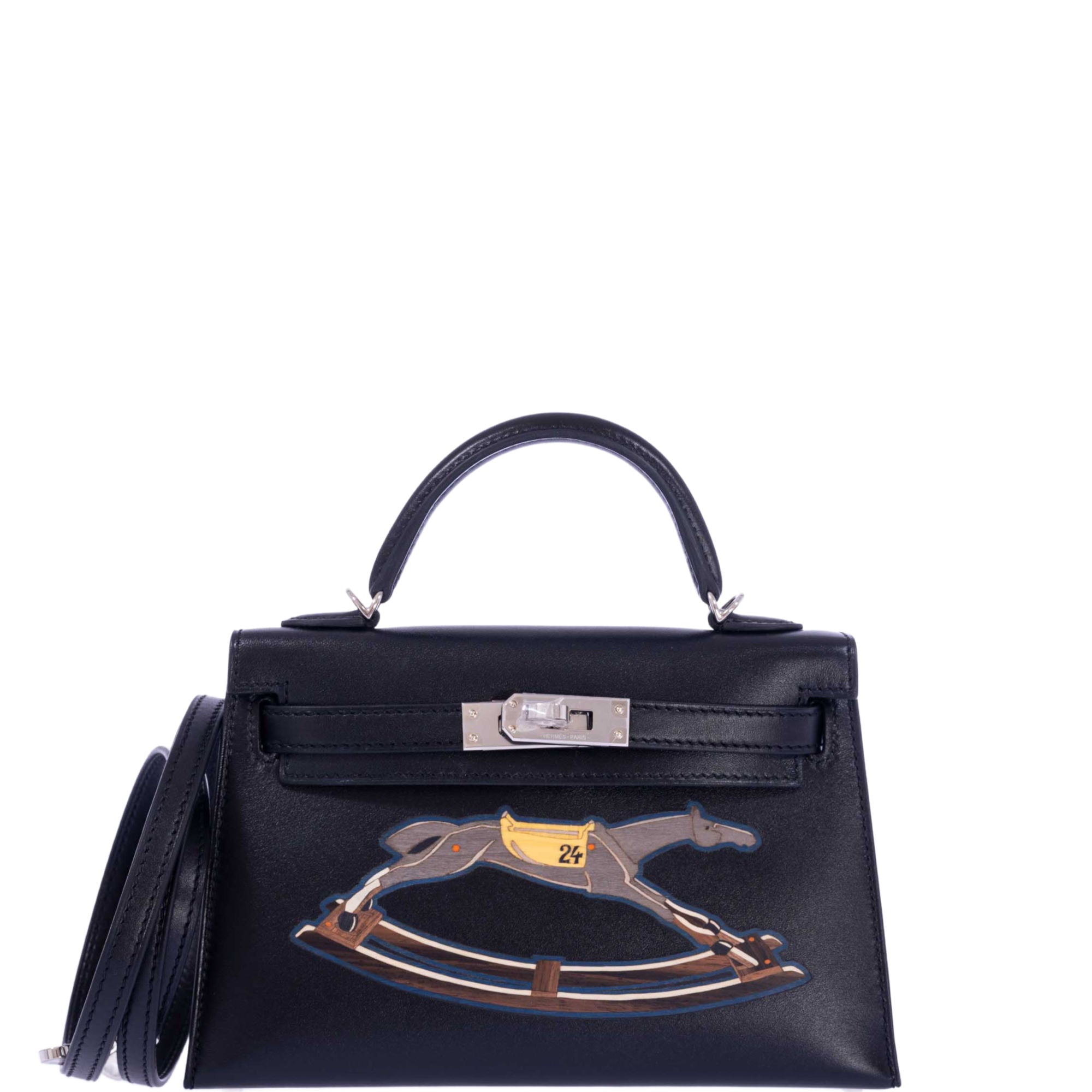 Hermès Kelly 20 Mini II Cheval de Bois Palladium Hardware | JANEFINDS