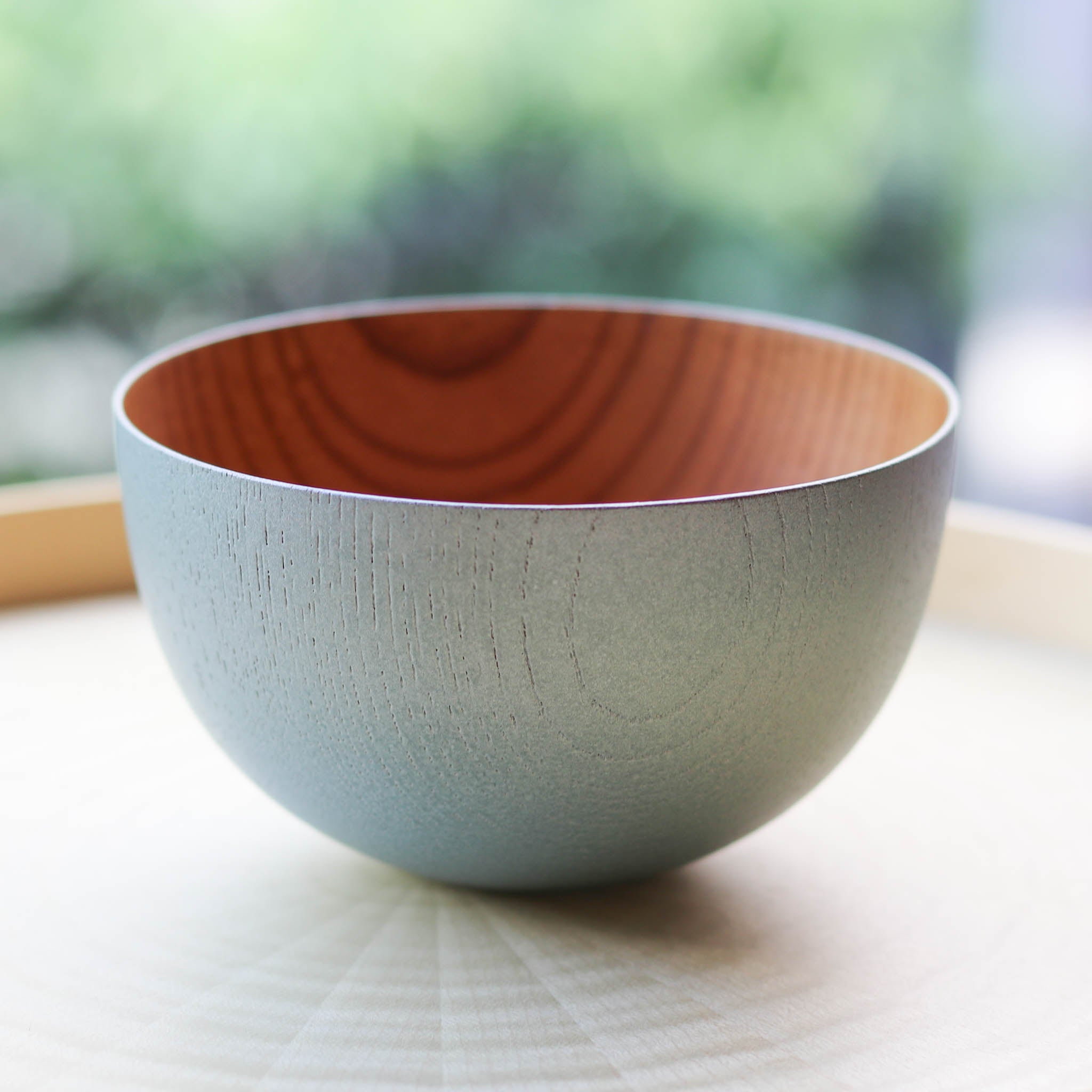 山中漆器 お椀 | うつろいボウル | グリーンパール ナチュラル | 浅田