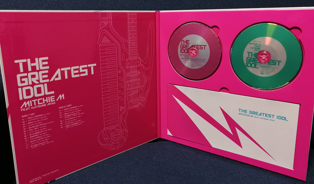 MITCHIE M - The Greatest Idol (1st press CD+DVD) Doujin Japan