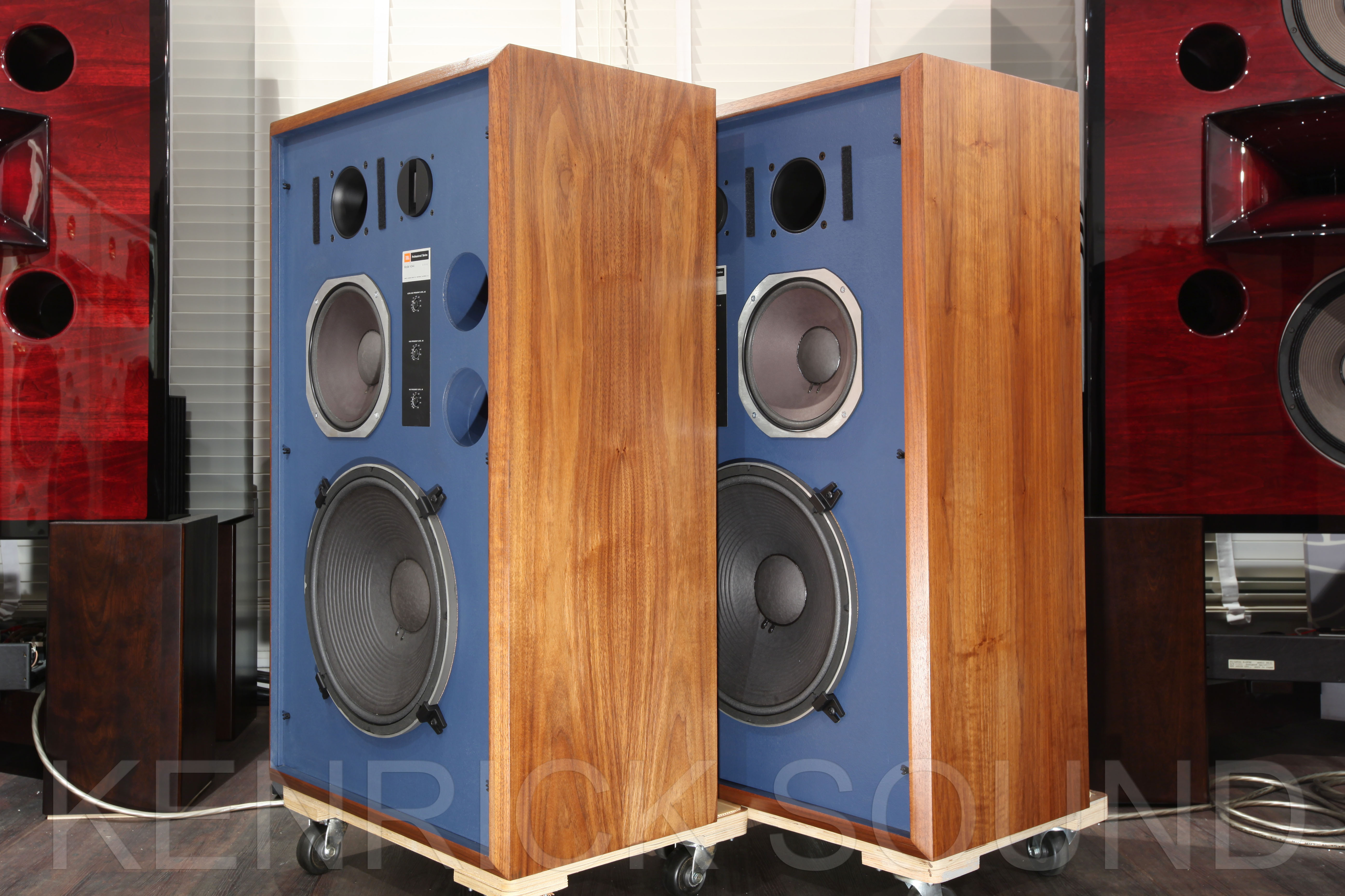 JBL 4344 豊かな音色 天然木キャビネット ブルーバッフル - ケンリック