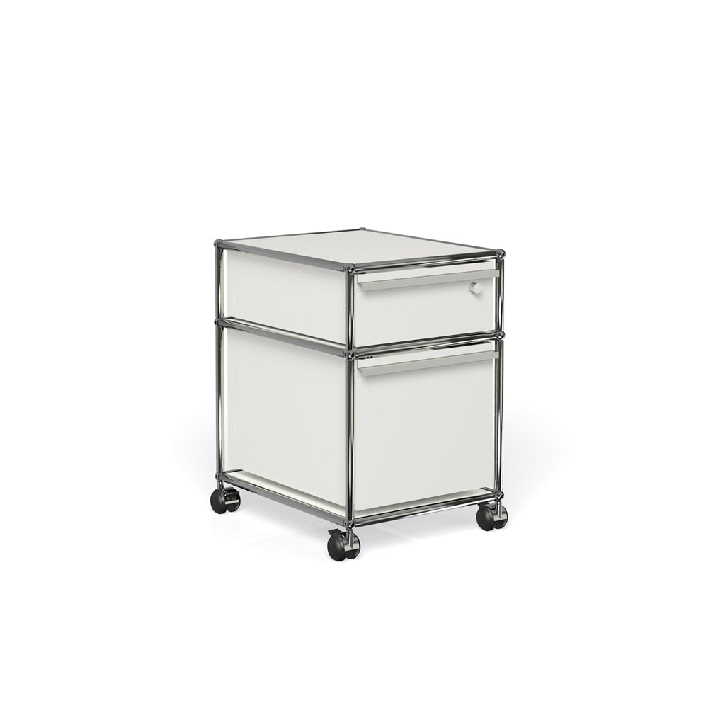 奥行500】USMハラー 1列3段 補強仕様 キャスター付 ヴィンテージ 楽天