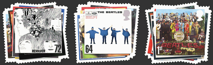 有名人切手｜一世を風靡したビートルズやテレサ・テンなどの音楽関係