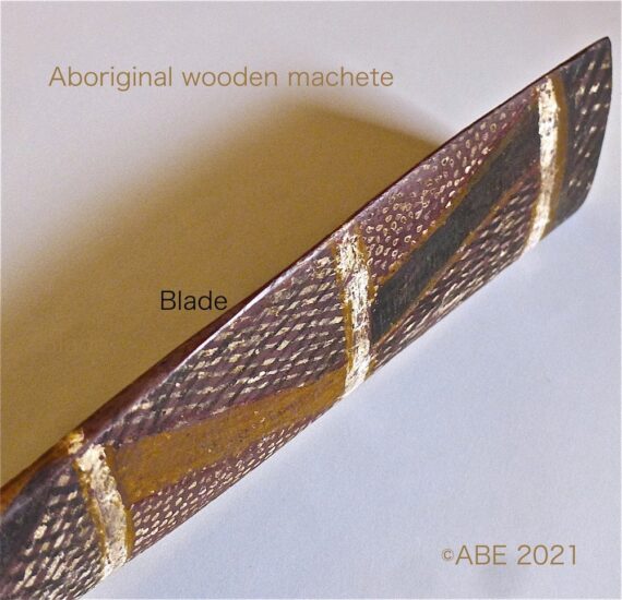 木とジョイントの専門家・阿部藏之 » Aboriginal wooden machete was