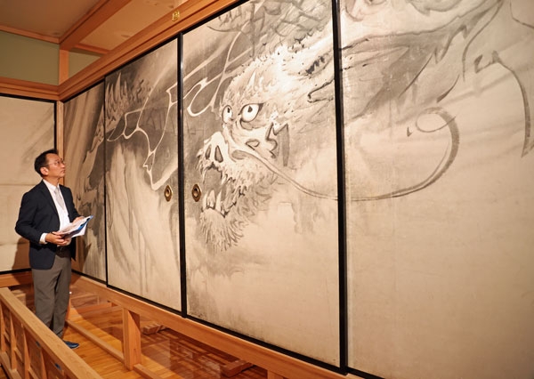 芦雪【龍】図 紙本 掛軸 芦雪の｢虎図｣｢龍