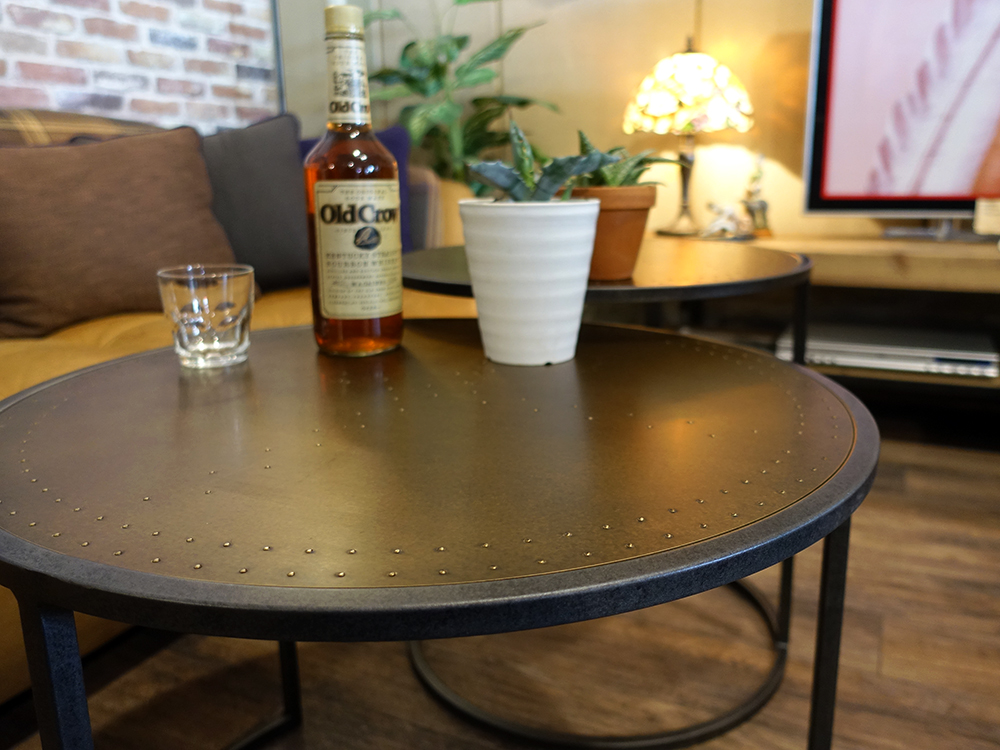 CRASH GATE エルマ ラウンドサイドテーブル Knot antiques ELMA SIDE