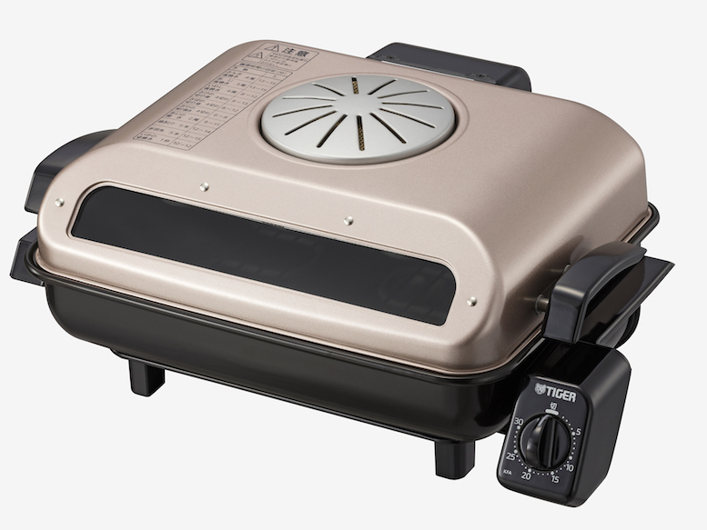 タイガー、大型網でさんま4尾が同時に焼けるフィッシュロースター