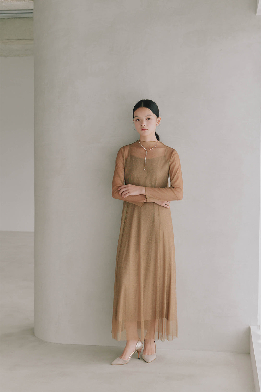 kaene公式オンラインストア ラメチュールメロウワンピース / 100535