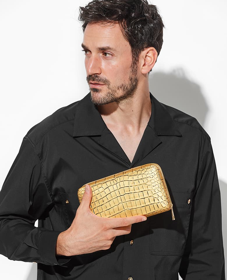 クロコダイルZIPウォレット – 買えるLEON