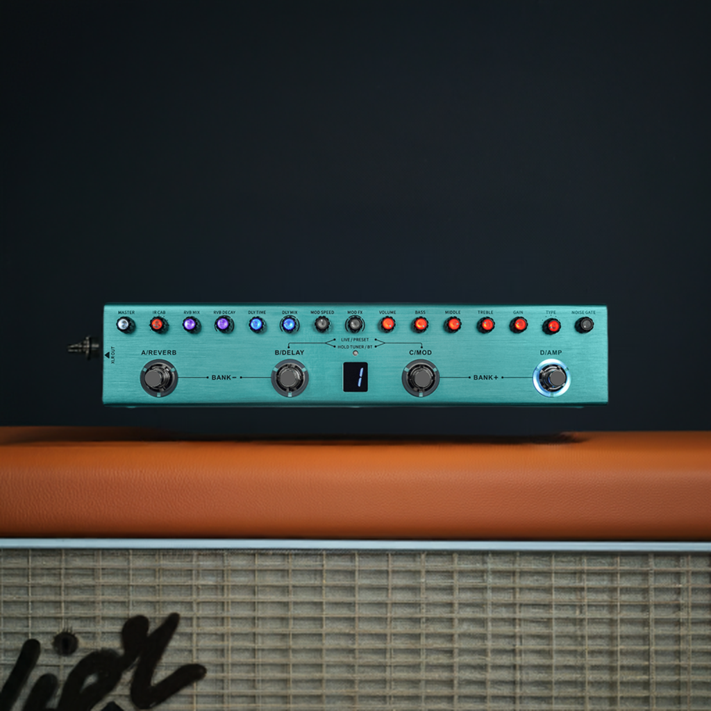 M-Vave Tank-G Guitar Multi Effects Processor Rechargeable Modeling