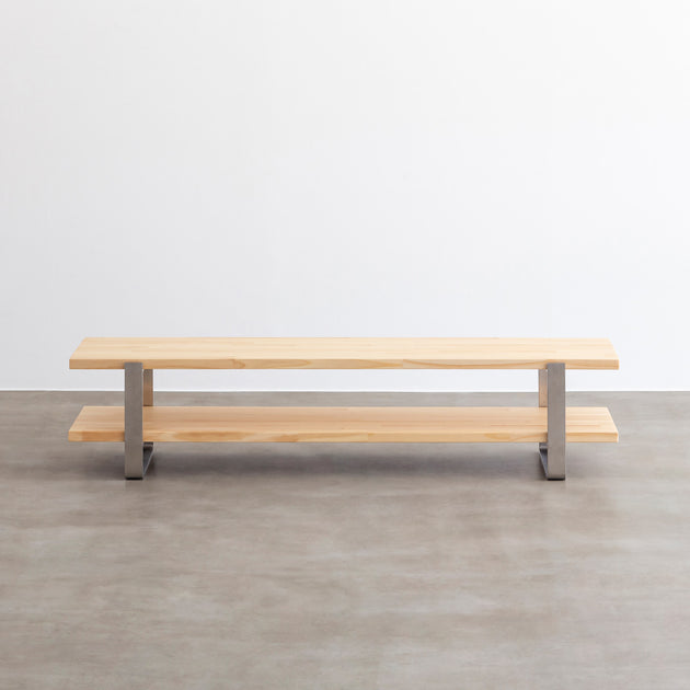 THE TV BOARD / LOW TABLE パイン × Stainless – KANADEMONO