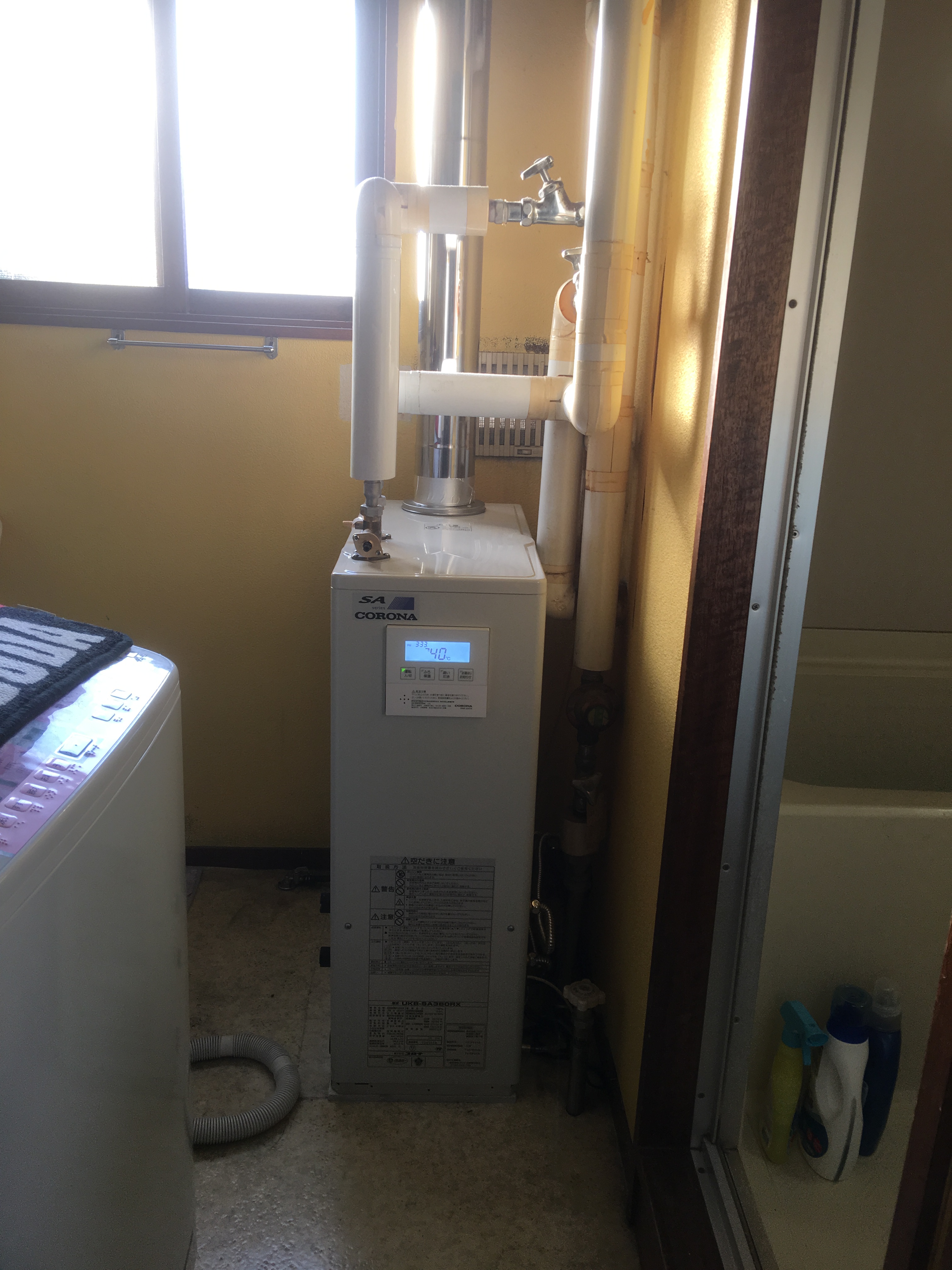 UKB-3320TX（コロナ）➔UKB-SA380RX(FK)（コロナの後継品）への施工