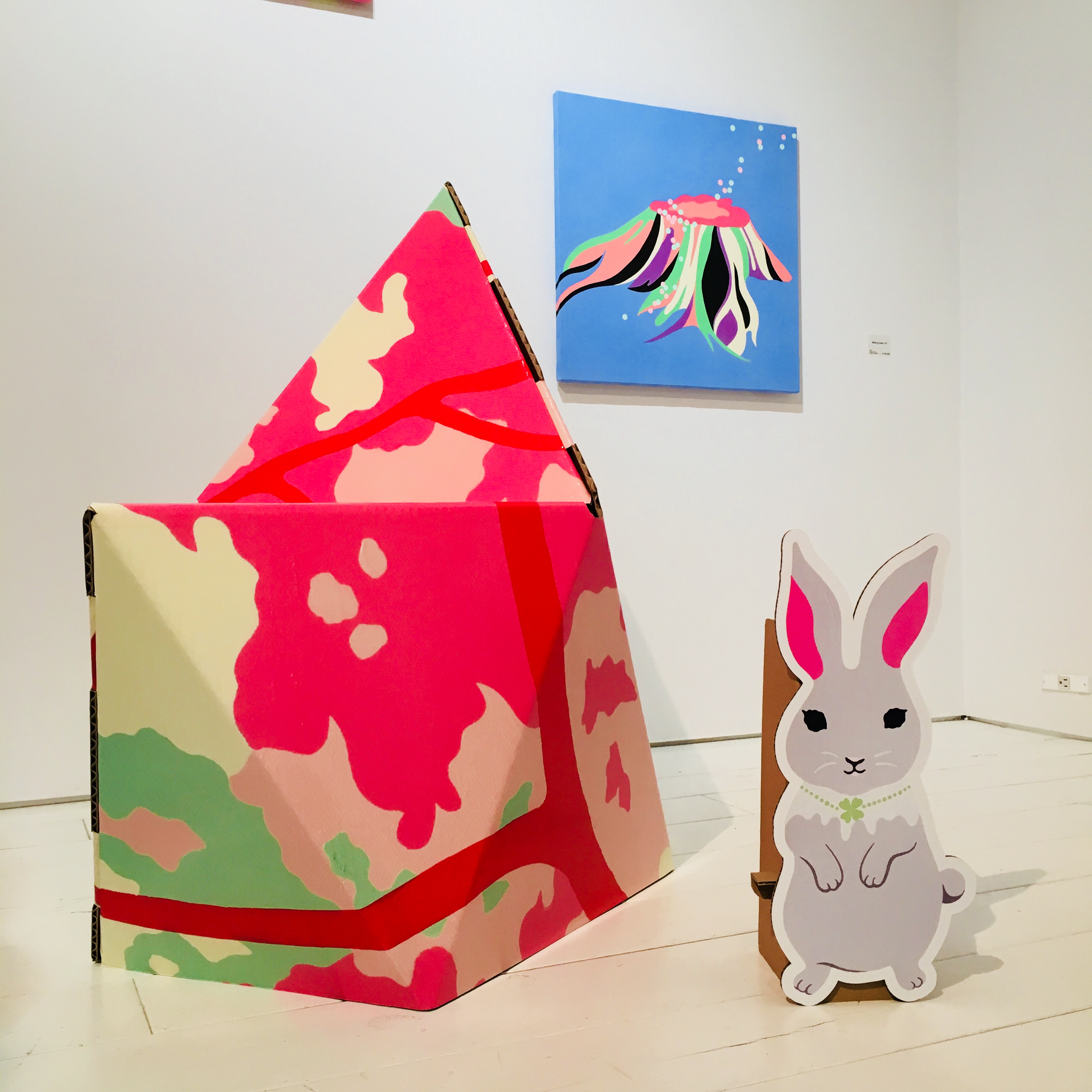 松尾たいこさんの個展は芸術が爆発だ！ | かざひの文庫 | 台東区上野の