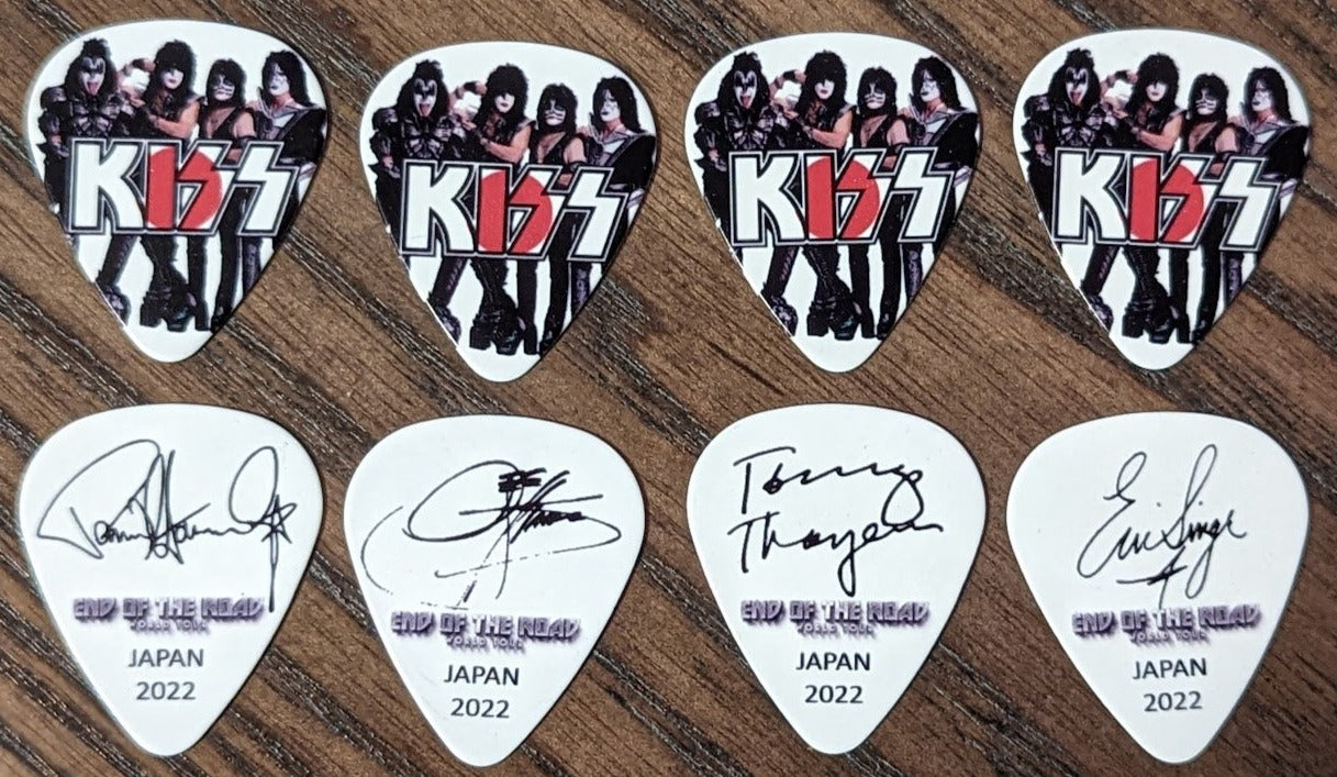 キッス KISS 2022 日本公演 全メンバー ギターピック キッス KISS 2022