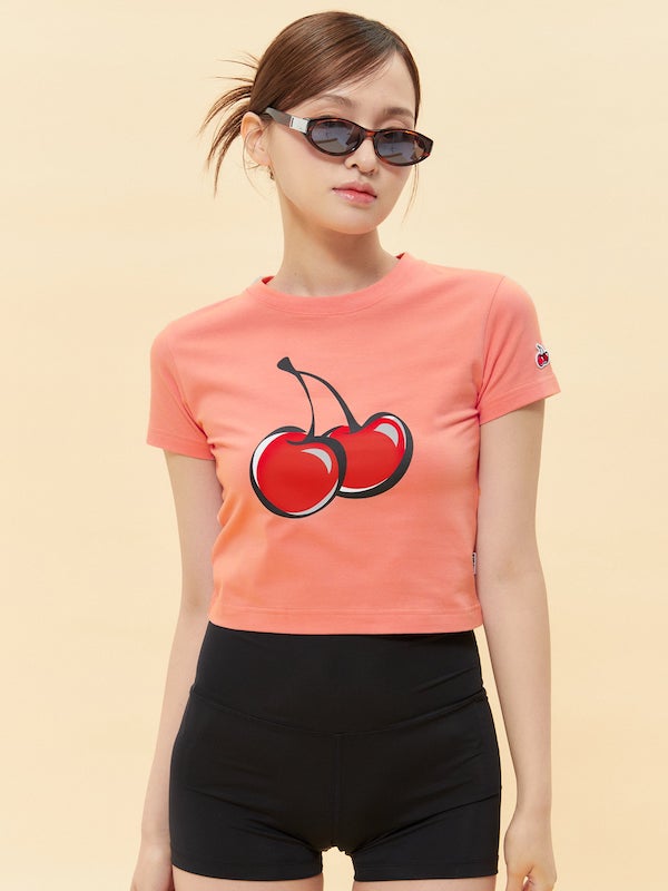 Big Cherry Tokyo Collection】シグネチャービックチェリークロップT