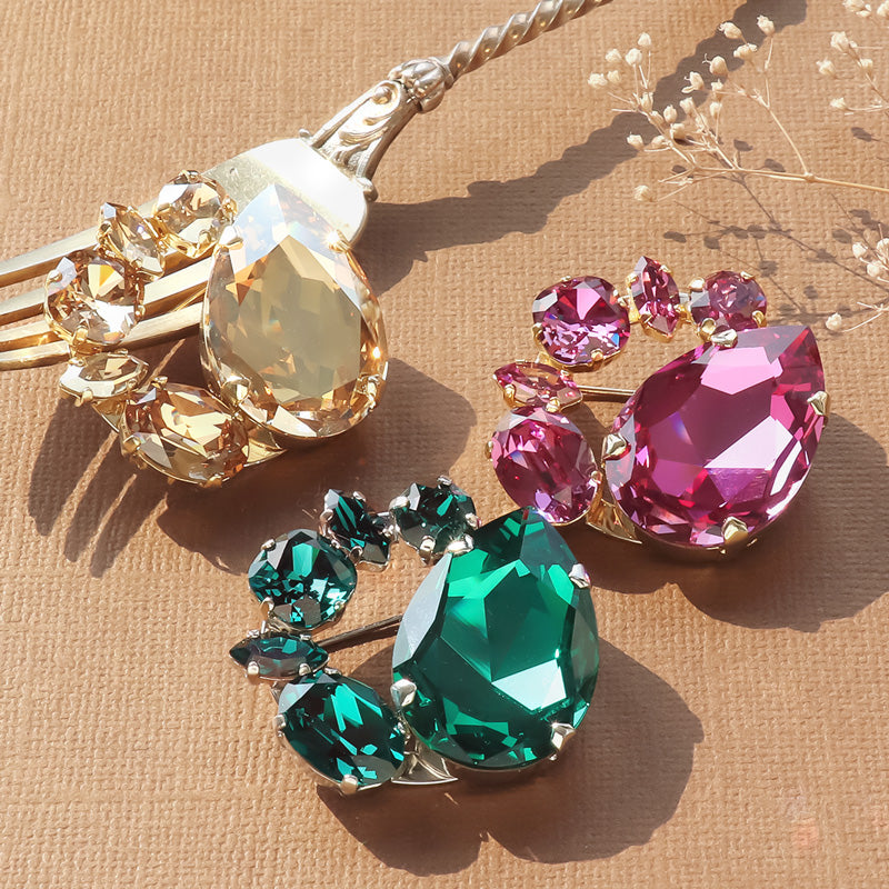 Rene ビジュー ブローチ Rene ビジュー ブローチ