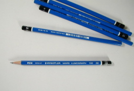 ルモグラフ 製図用高級鉛筆（特別価格） いろえんぴつ／水彩色鉛筆