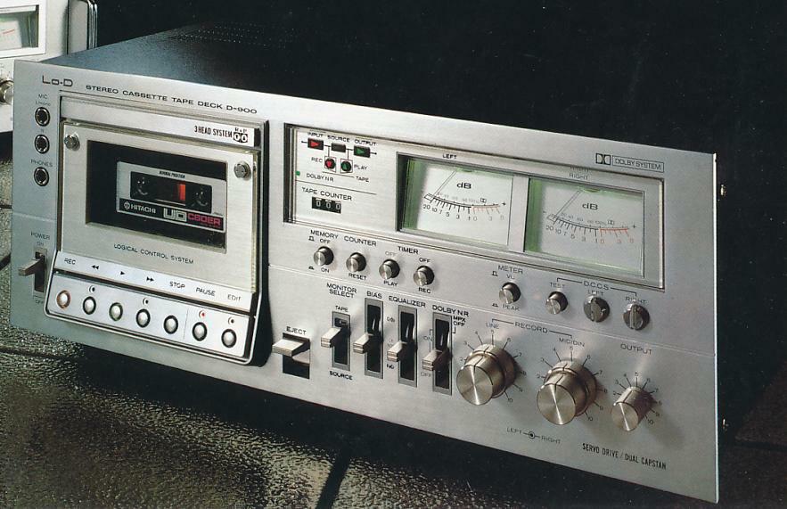 契約済みヴィンテージHITACHI Lo-D D-90s カセットデッキ 【公式通販】