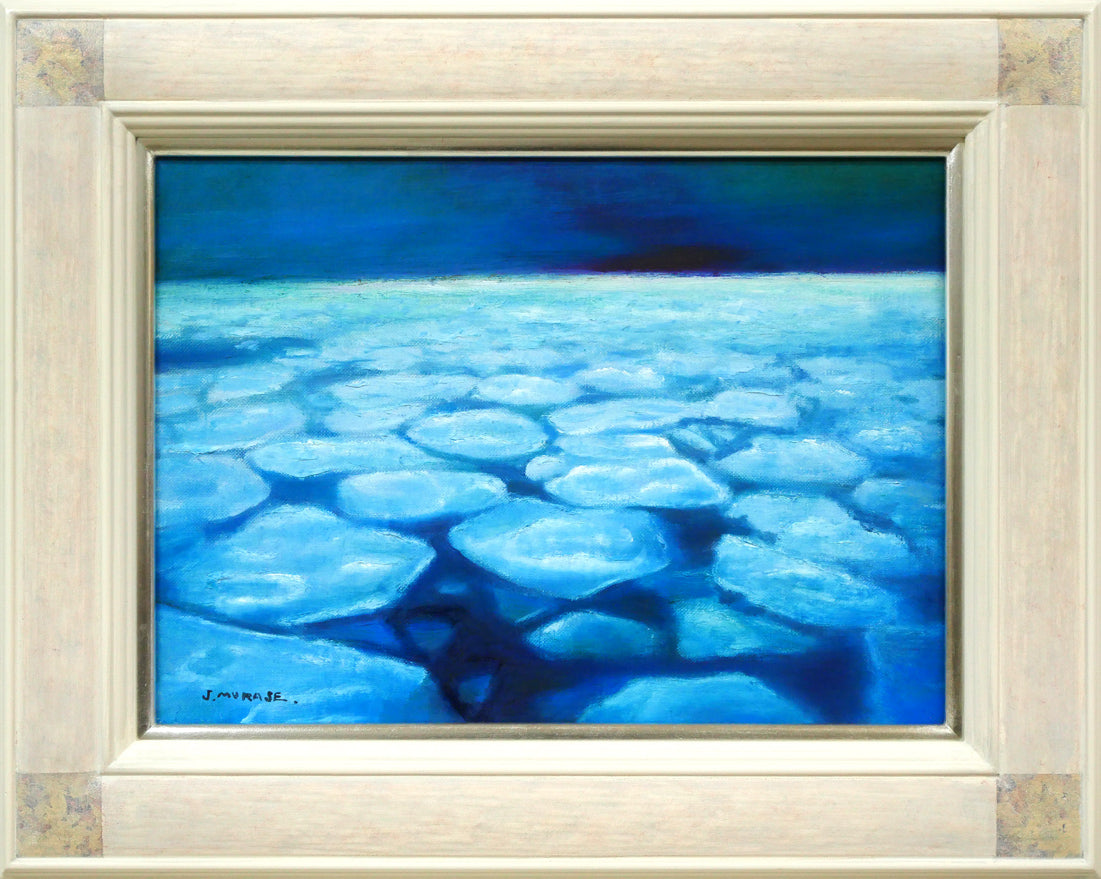 はまなすの海油絵F4(242×333mm)