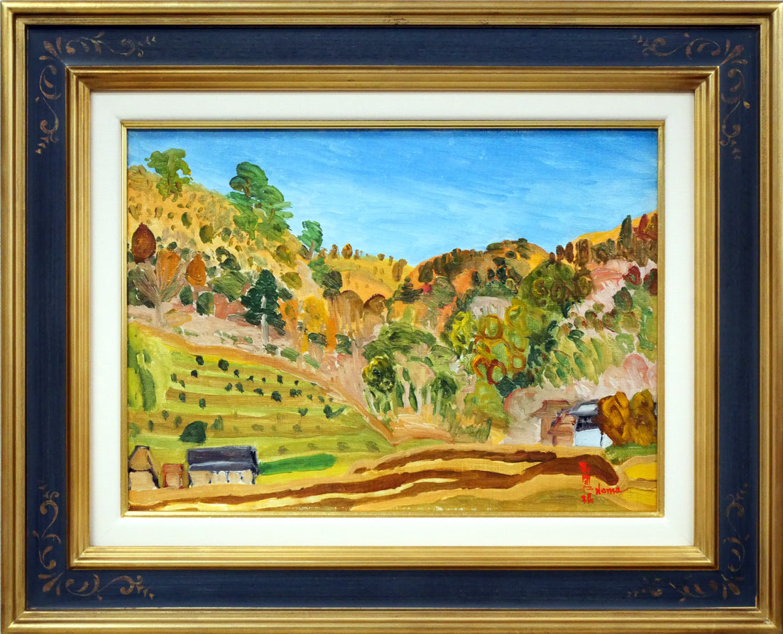 野間仁根 ノマヒトネ 人気作家 瀬戸内海日の出 表裏面サインあり 2号