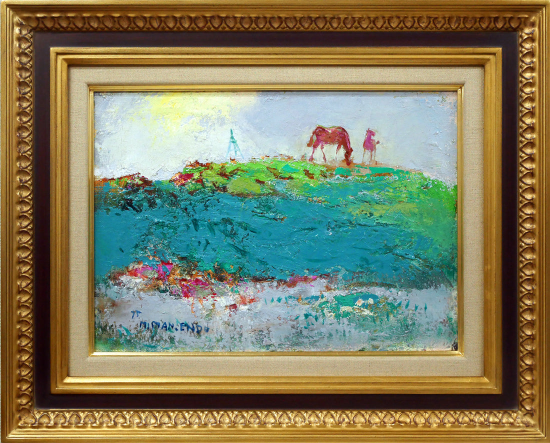 小さな赤い倉庫 油絵 F4(242×333mm) 小さな赤い倉庫 油絵 F4(242×333mm