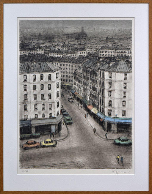 風間完「街（A）」リトグラフ 絵画買取・販売の小竹美術