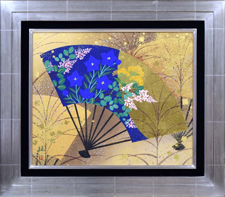 富士山 日本画 成田環作家印付き 富士山 日本画 成田環作家印付き