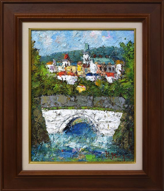 ☆絵のある暮らしオリジナル商品☆「パリの街角」渡部ひでき