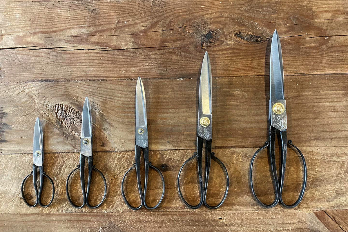 本種子鋏 8寸 | 梅木本種子鋏製作所 – amanai 種子島 鋏 アイアン 種子