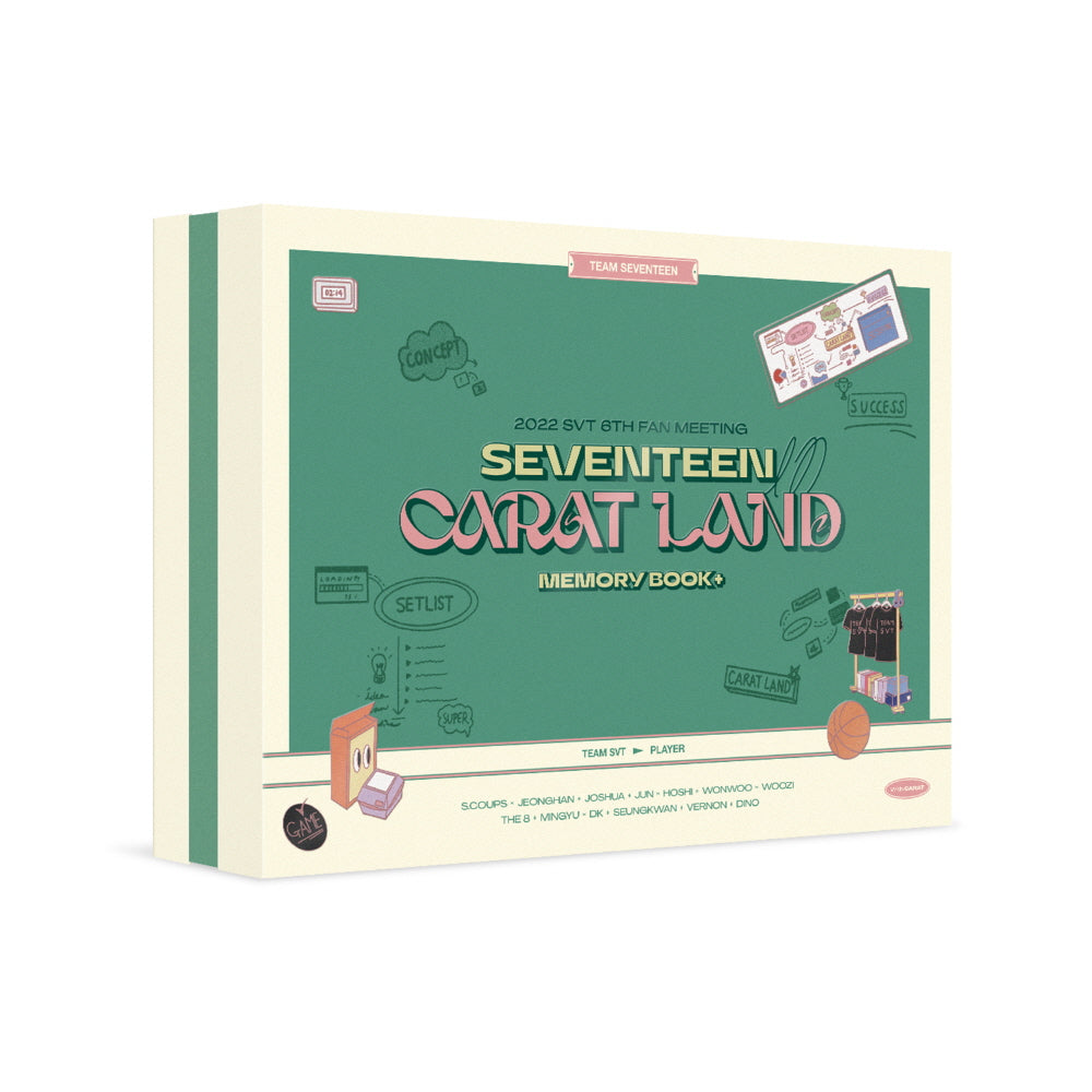 SEVENTEEN CARAT LAND 2017 メモリーブック 3冊セット SEVENTEEN Carat