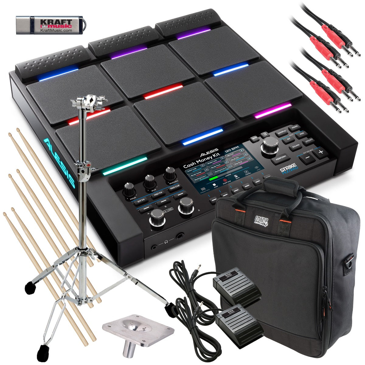 Alesis Strike MultiPad Sampling Percussion Pad STAGE RIG – Kraft Music