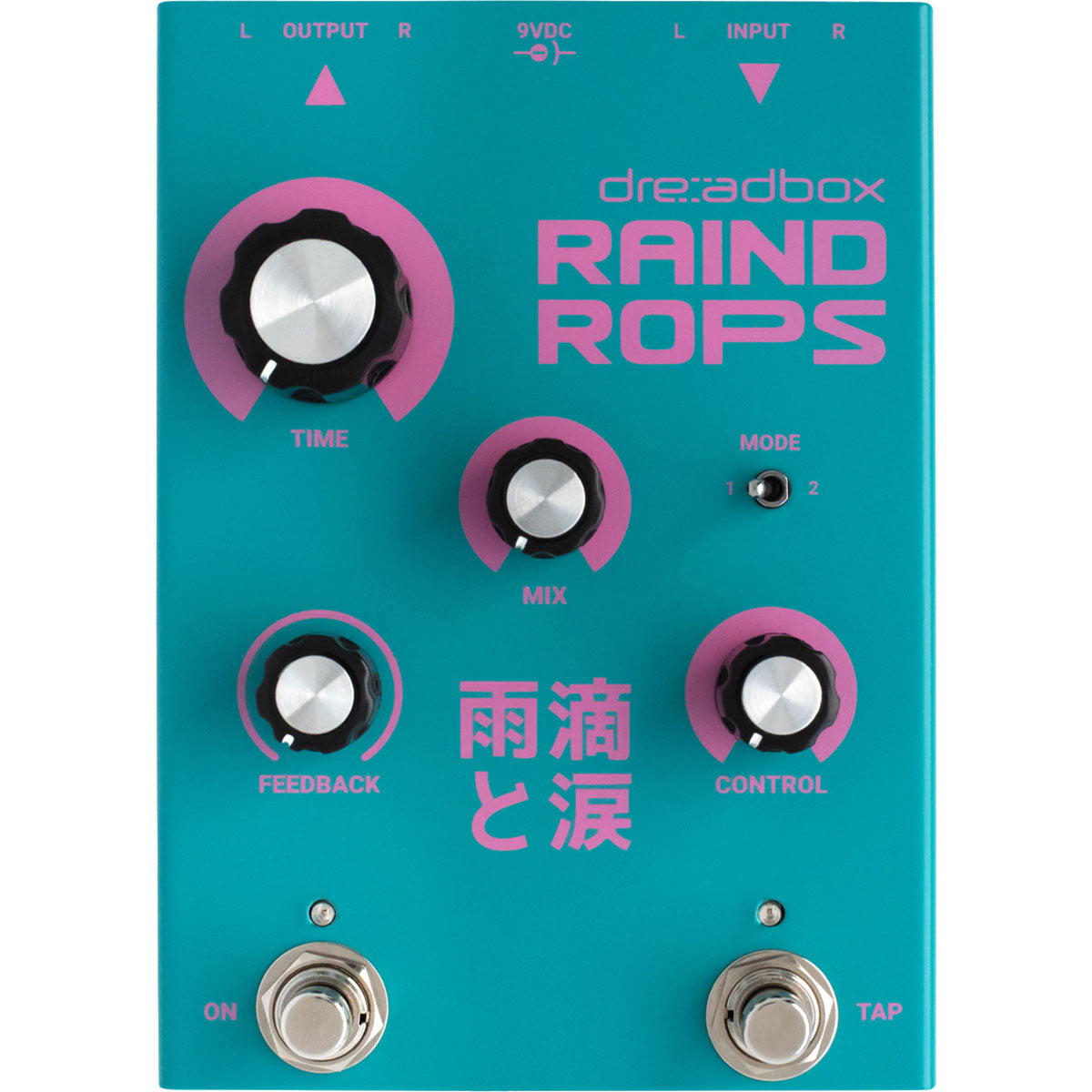 Dreadbox Raindrops Delay, Pitch Shifter & Reverb Effects Pedal