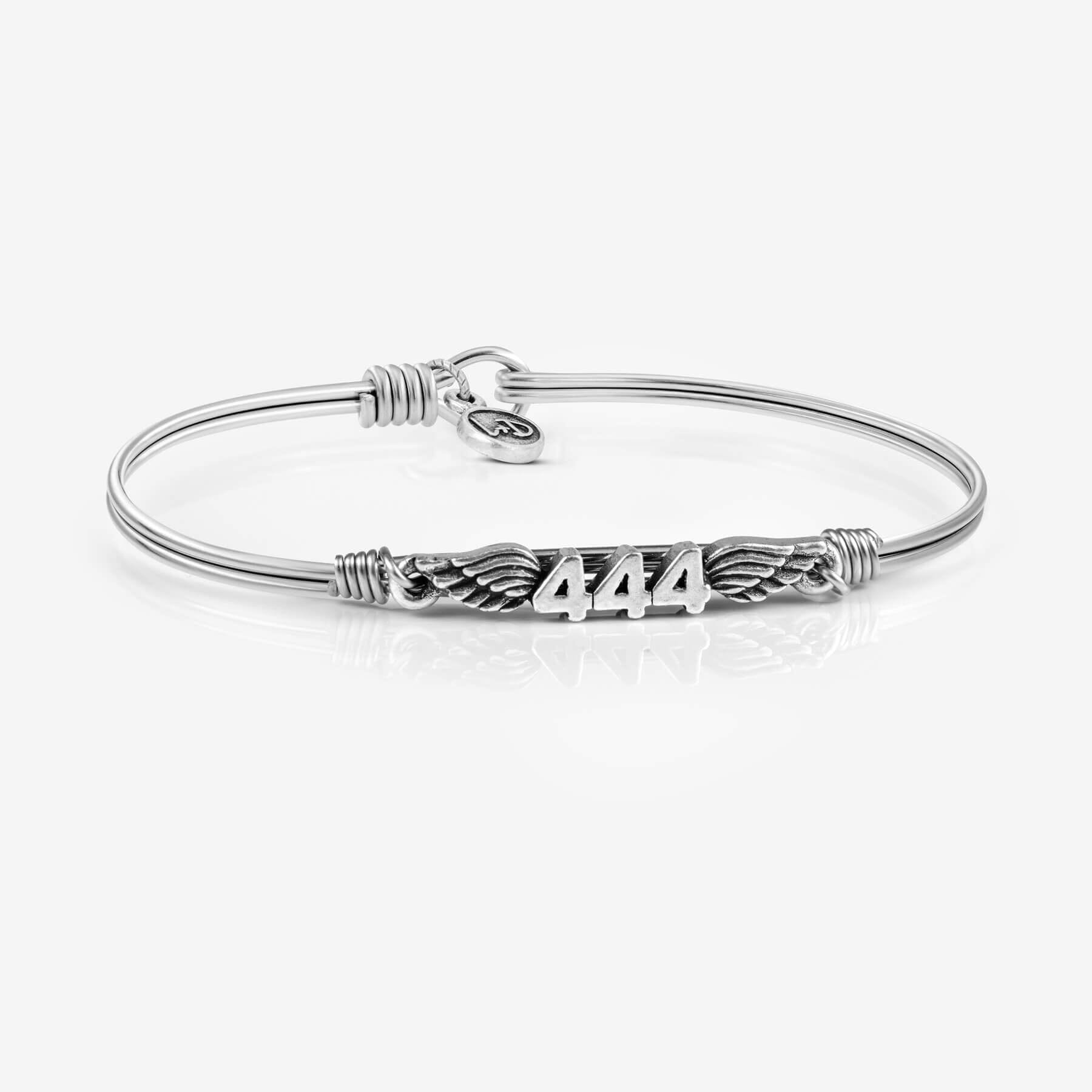 444-ANGEL NUMBERS BANGLE BRACELET – Luca + Danni