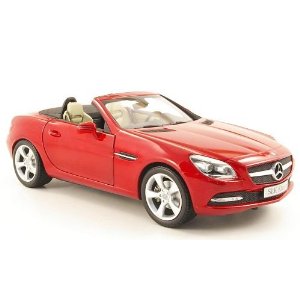 特注 メルセデスベンツ SLK R172 2011 レッド/ミニチャンプス 1/18